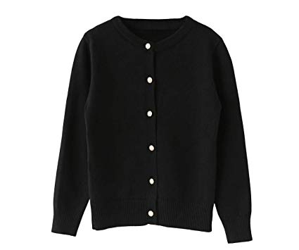 KNITTED BLACK CARDIGANS