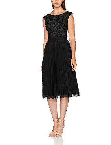 Laona Damen Kleid Cocktail Dress Schwarz Black 127 34