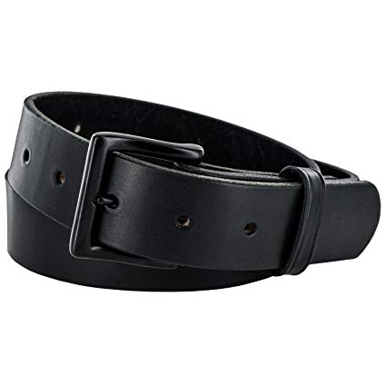 Amazon.com: Hanks Everyday - No Break Thick Leather Belt - Mens