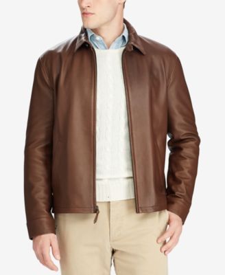 Polo Ralph Lauren Men's Leather Jacket & Reviews - Coats & Jackets