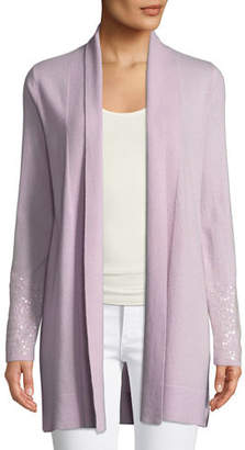 Neiman Marcus Purple Women's Cardigans - ShopStyle