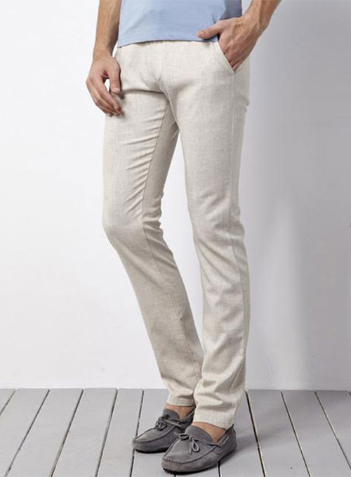 Pure Irish Linen Pants [Pure Linen Trouser] - $101 : StudioSuits