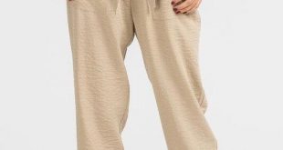 LUSH - business casual linen pants - beige
