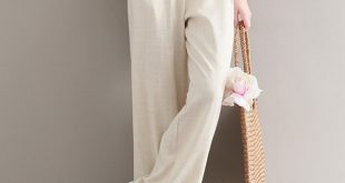Comfort Cotton Linen Pants Women 2018 Winter Ethnic Long Trousers