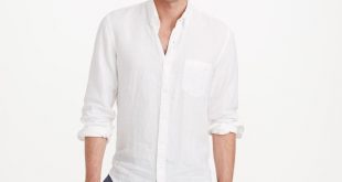 White Linen Shirts Men Linen Shirt Tailor Made,Custom Mens White