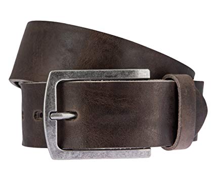 LLOYD Belt mens belt leather belt brown, Länge:110 cm;Farbe:braun