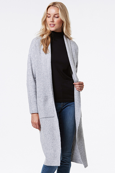 Long Cardigan With Pocket - Sweaters & Cardigans - Sales | TRISTAN