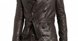 Long Leather Coat For Men | Buy 100% Genuine Mens Leather Coat