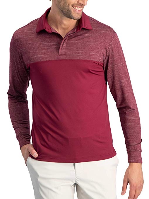 Amazon.com: Jolt Gear Long Sleeve Polo Shirts for Men - Men's Long