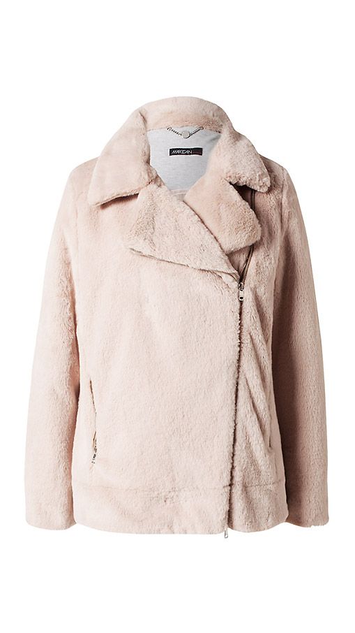 Outdoor jacket in fun fur | marc-cain.com/en | Coats & Jackets