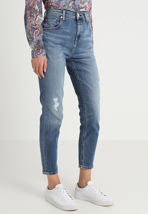 Marc O'Polo DENIM FREJA - Relaxed fit jeans - collage patch wash