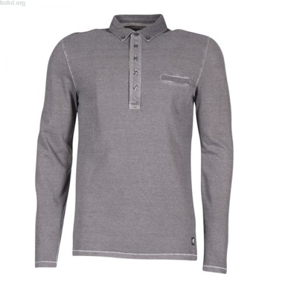 Marc O'Polo LOCAR Grey Clothing long-sleeved polo shirts Men DPmsG62H