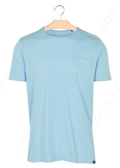 Men Marc O'polo Regular-Fit Round-Neck Cotton T-Shirts Blue - Marc O