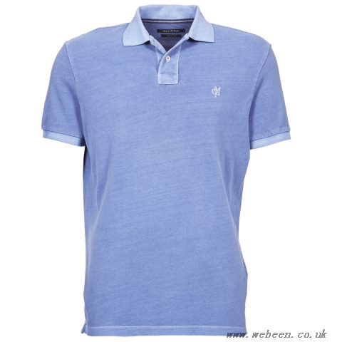 Men's AGATA short-sleeved polo shirts Marc O'Polo AGATA Blue/Clear