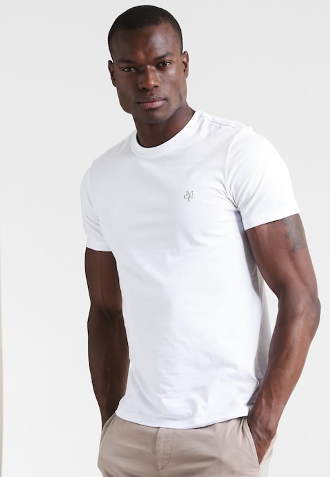 Marc O'Polo C-NECK - Basic T-shirt - white - Zalando.co.uk