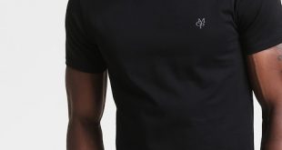 Marc O'Polo C-NECK - Basic T-shirt - black - Zalando.co.uk