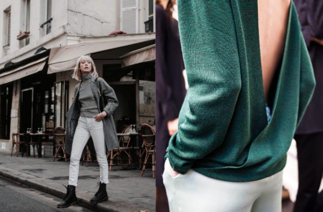 How to wear white pants in fall and winter | Dress like a parisian