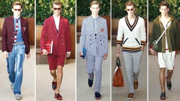 As women lighten up, men follow suit on New York's runways