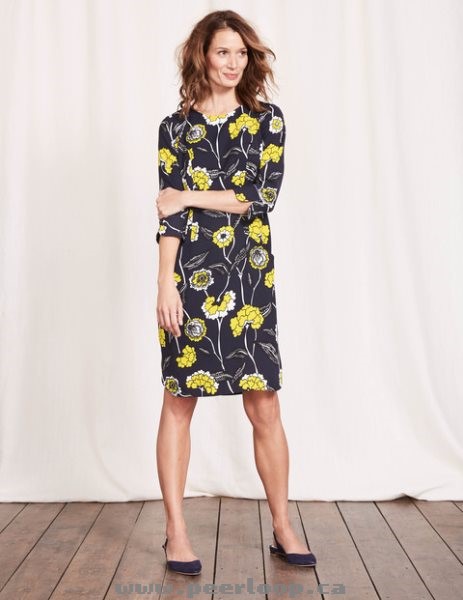 rovs643b5ygk Womens Boden Isabelle Dress Navy Maritime Floral Fashion