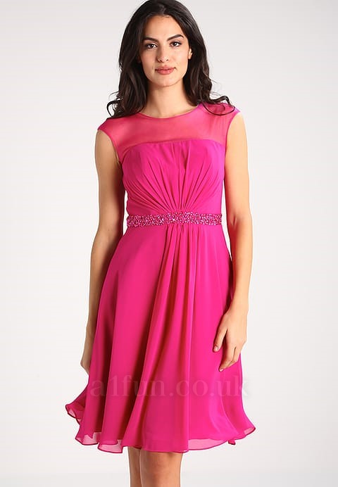 Cocktail dress / Party dress in magenta design by Mascara - 100