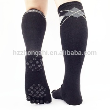 Men Knee High Tube Socks Non Skid Five Toe - Buy Non Skid