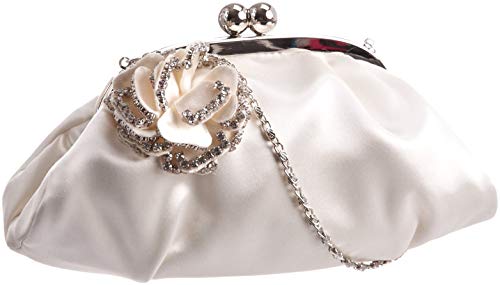 Menbur Wedding Women's Flor Handbag Ivory: Amazon.co.uk: Shoes & Bags