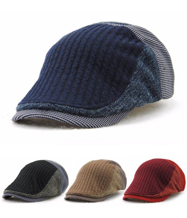Amazing $7.58 Men Solid Wool Beret mens caps and hats - Stacha Styles