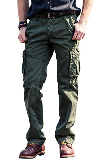 Amazon.com: Mens Wild Cargo Pants Relaxed Fit Casual Cargo Work
