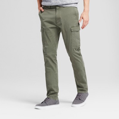 Men's Slim Fit Cargo Pants - Goodfellow & Co™ Olive 32x32 : Target