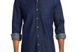 Dickies Men's Long-Sleeve Denim Work Shirt at Amazon Men's Clothing