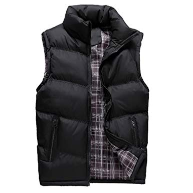 Boyland Men's Down Vest Casual Slim Fit Sleeveless Padded Down