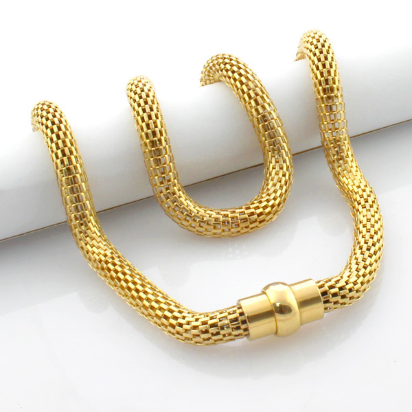 Hot fashion mens jewelry 18K gold plated necklaces chain south