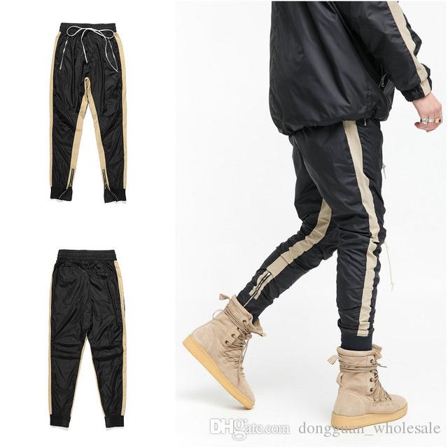 2019 Urban Clothing For Men Track Pants With Side Stripe Hip Hop