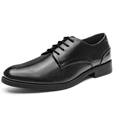 Amazon.com | Men's Dress Shoes Lace-up Plain Toe Formal Oxford Shoes