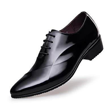 Amazon.com | ZRO Men's Lace Up Formal Modern Oxford Dress Shoes