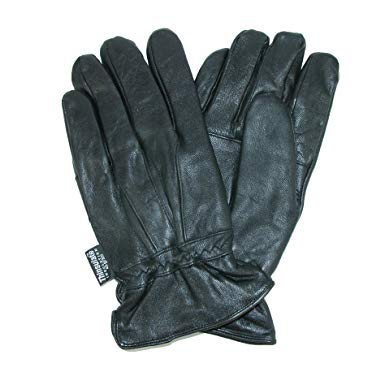 Dorfman Pacific Men's Thinsulate Genuine Lambskin Leather Gloves at