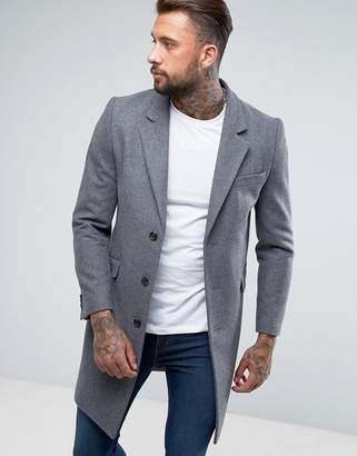Asos Gray Men's Overcoats And Trenchcoats - ShopStyle