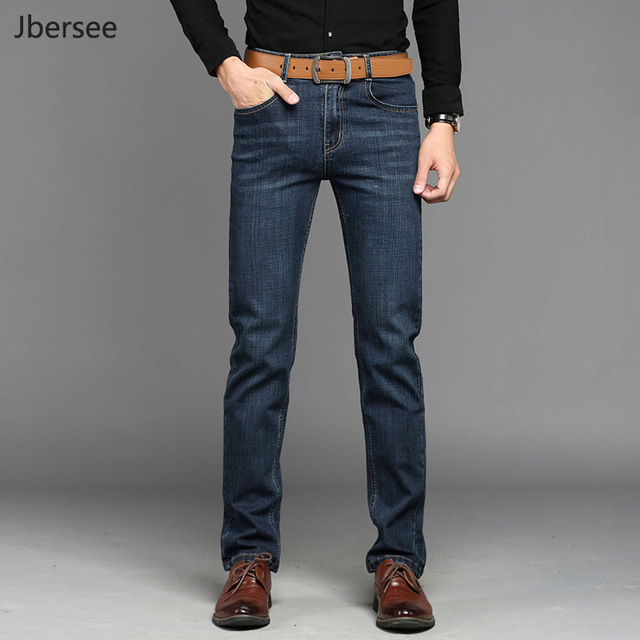 Spring Summer Mens Jeans Brand Designer Clothes Stretch Casual Pants