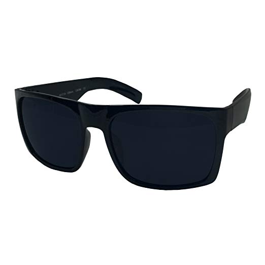 Amazon.com: XL Men's Big Wide Frame Black Sunglasses - Extra Large