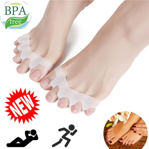 Toe Separators Stretchers Gel Rubber Silicone Toe Spacers Women