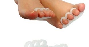 Amazon.com : Tiemahun (2 pairs) Gel Toe Separators Bunion Relief