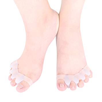 Amazon.com : Gel Toe separators for Men and Women - Foot Pain Relief