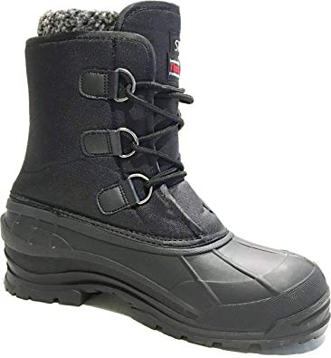 Amazon.com | L&M Men's Winter Snow Boots Shoes Waterproof Insulated