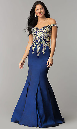 Mermaid Evening Gowns, Long Prom Dresses - PromGirl
