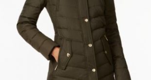 Michael Kors Faux-Fur-Trim Hooded Puffer Coat, Created for Macy's