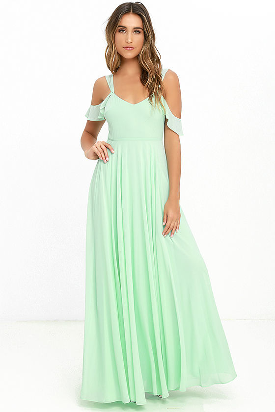 Stunning Mint Green Dress- Maxi Dress - Gown - Formal Dress - $79.00