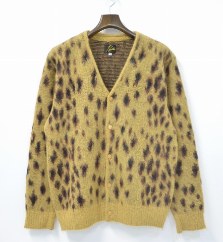 used select shop Greed: (Needles) needles Mohair Cardigan - Leopard