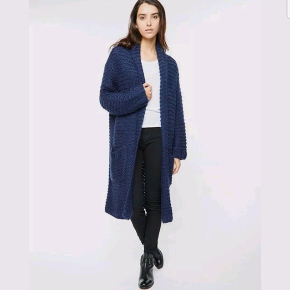 Neuw Jackets & Coats | Handknit Amazing Acrylic Mohair Winter Coat