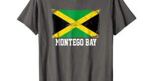 Amazon.com: Montego Bay Vintage Distressed Jamaican Flag T Shirt