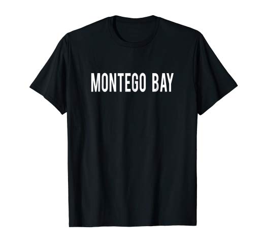 Amazon.com: Montego Bay Jamaica Simple Name T Shirt: Clothing